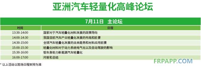 高峰論壇助力2018亞洲汽車輕量化展覽會 深度、權(quán)威、專業(yè)